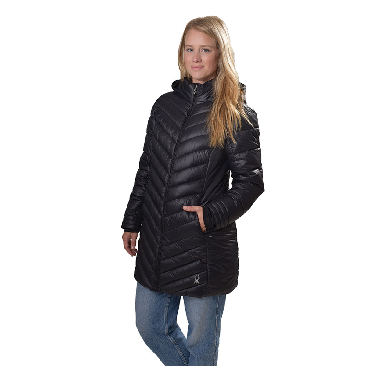 Spyder Women's Boundless Long Puffer Jacket