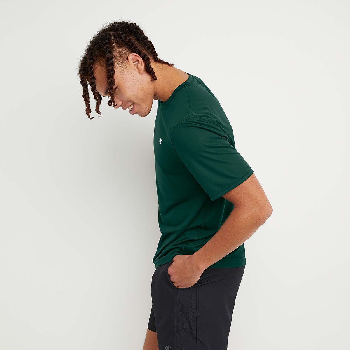 Champion Men's Double Dry Short Sleeve Shirt