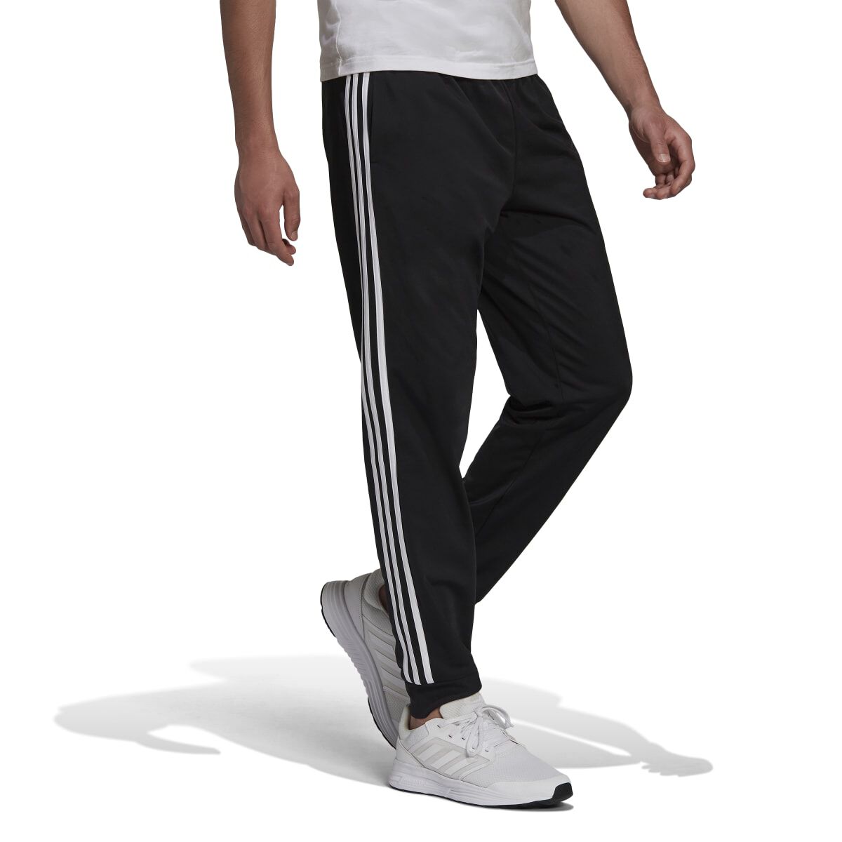 adidas Men's Essentials Warm-Up Tapered 3-Stripes Track Pants