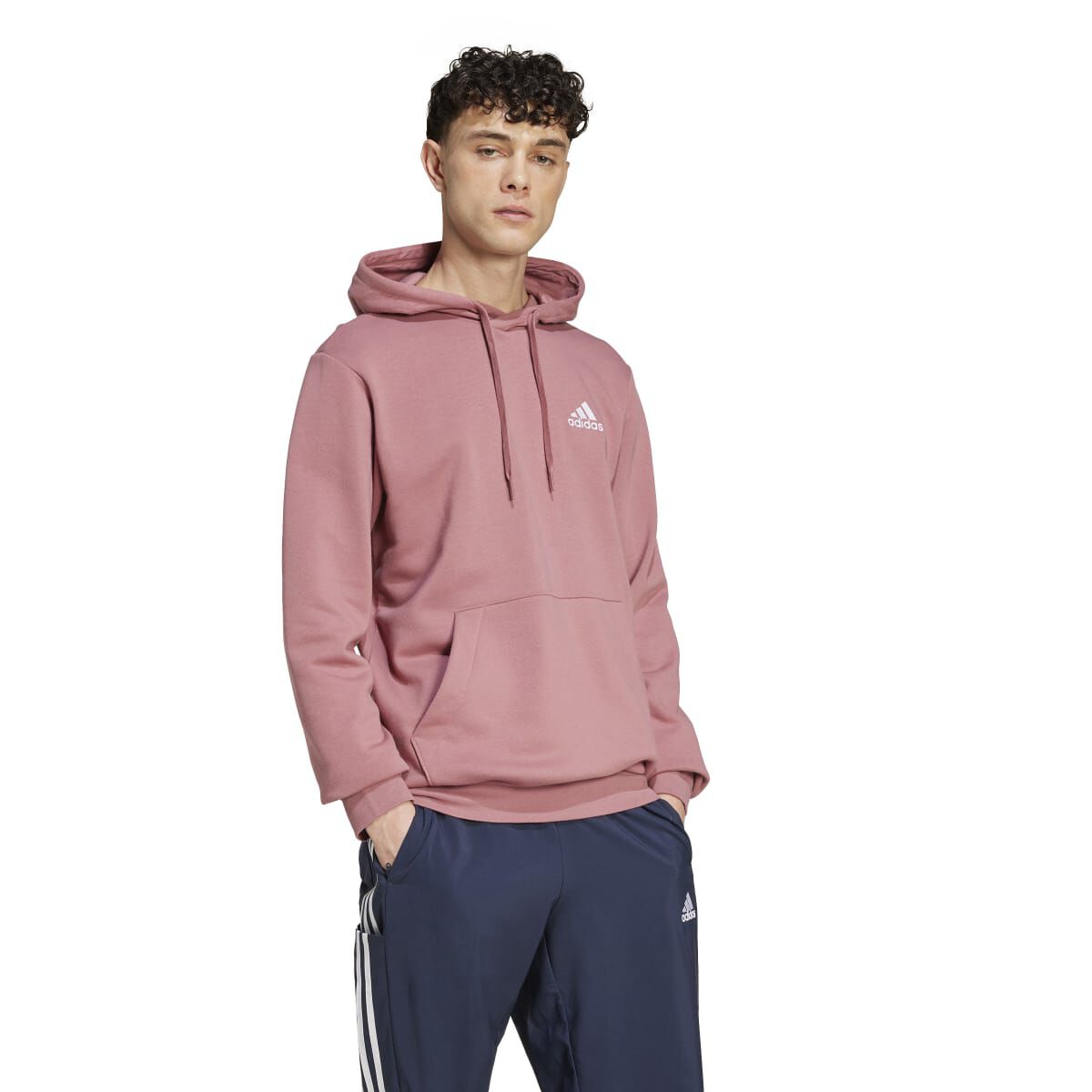 adidas Men's Long Sleeve Feel Cozy Hoodie