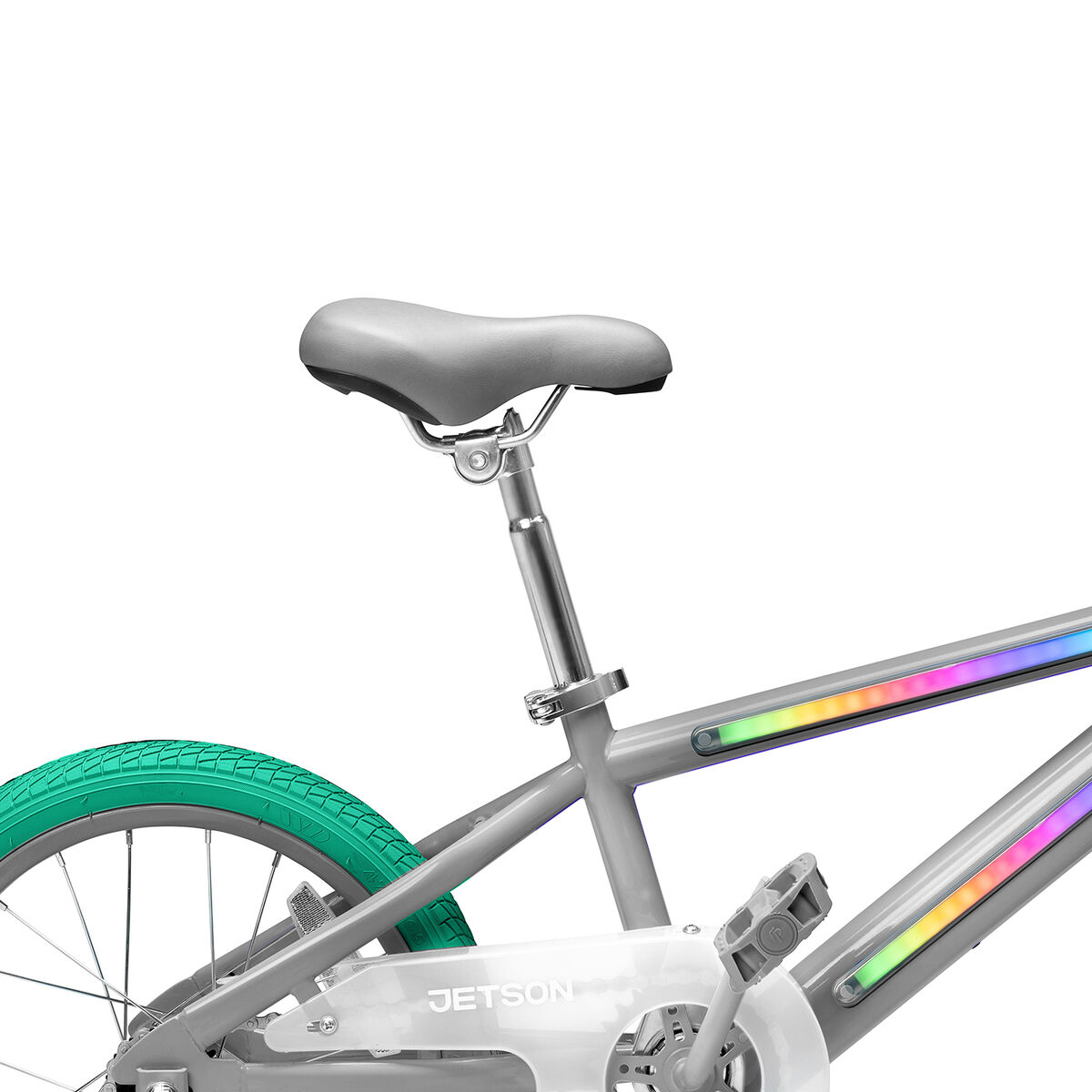 Jetson JLR M Light Up Bike 16in, GREY/TEAL
