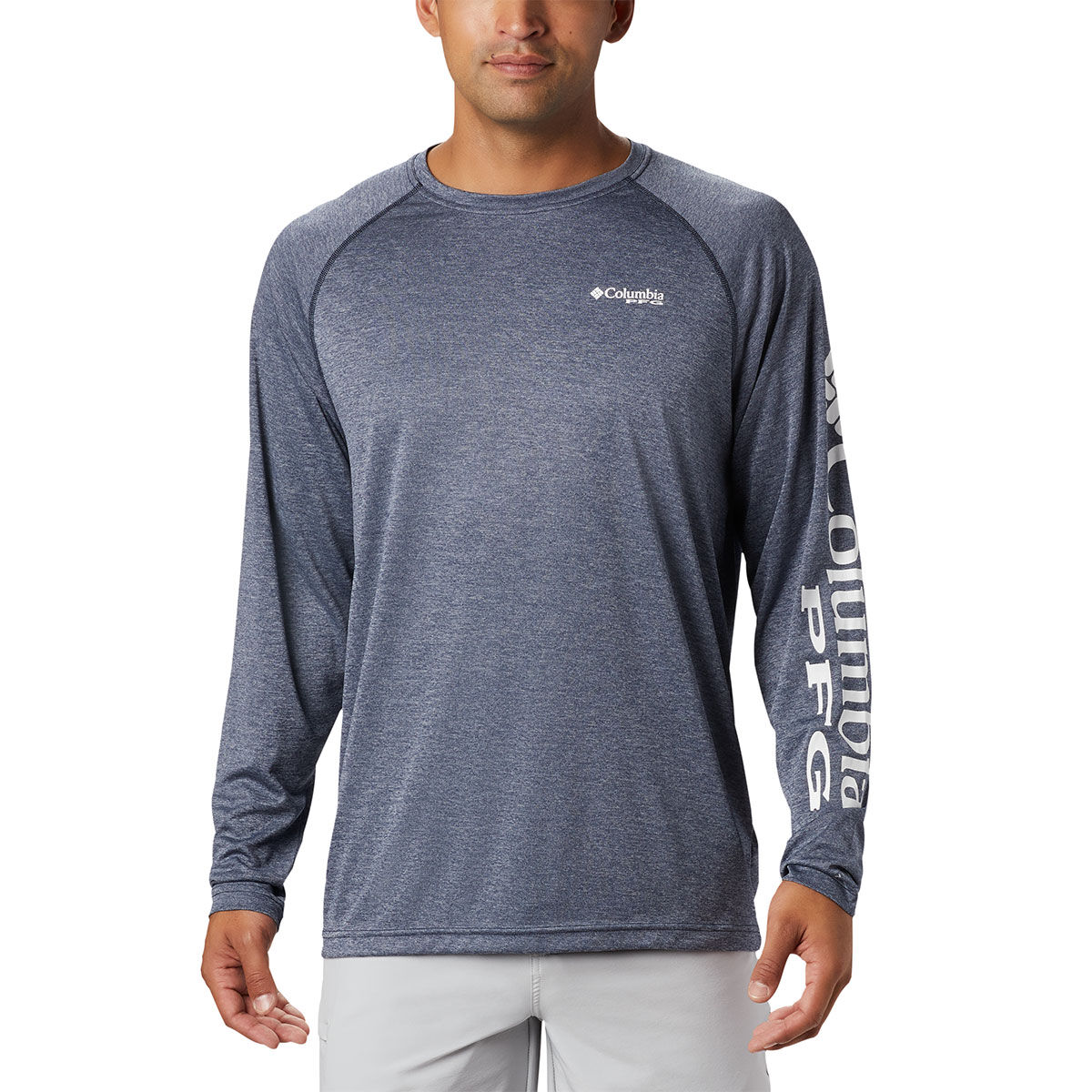 Columbia Men's Terminal Tackle Heather Long Sleeve Shirt