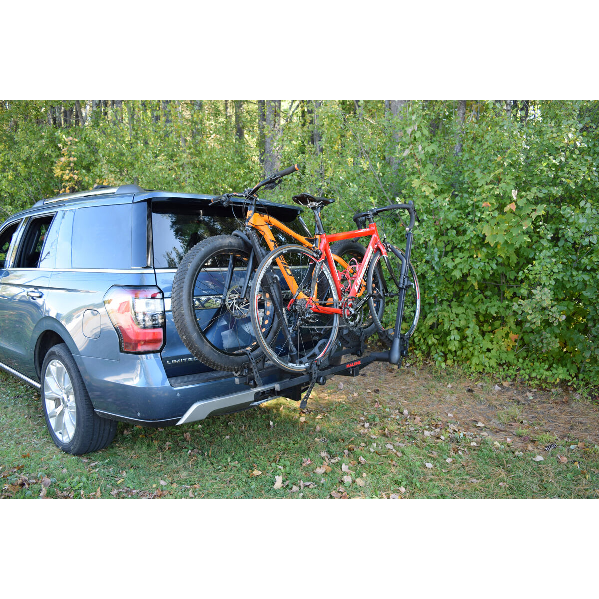 Malone Pilot HM2 - Hitch Mount Platform Expandable 2 Bike Carrier (2 )