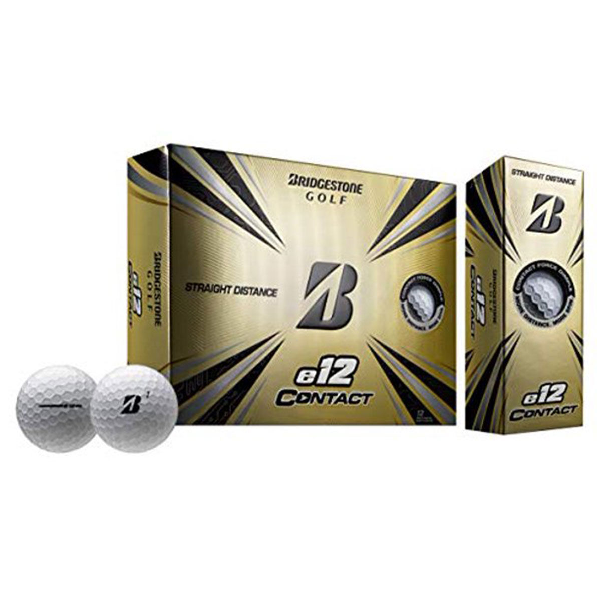 Bridgestone E12 Contact White 12 Pack Golf Balls