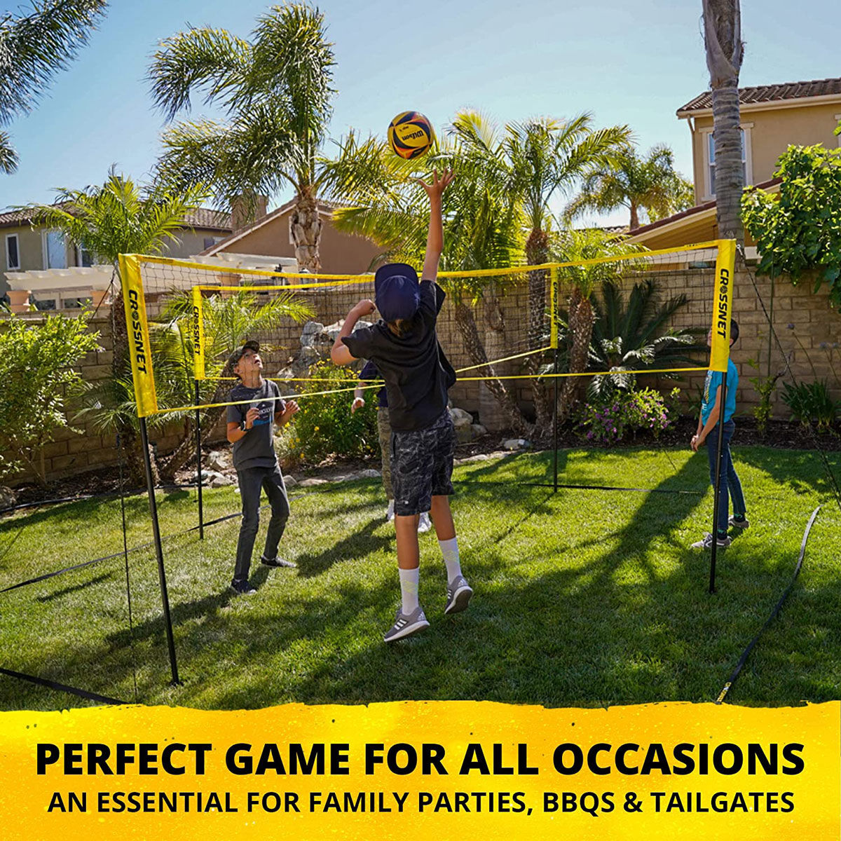 Crossnet Volleyball Game