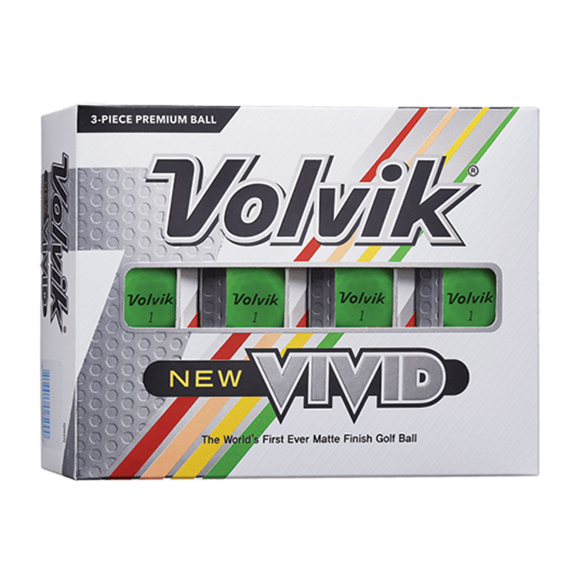 Volvik Vivid Green Matte Golf Balls