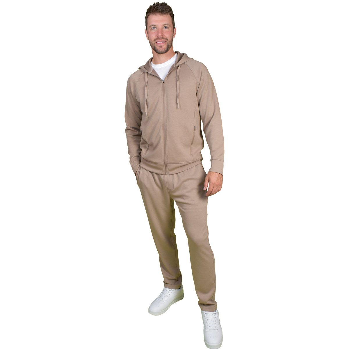 90 Degree Men's Soft Full Zip Hoodie