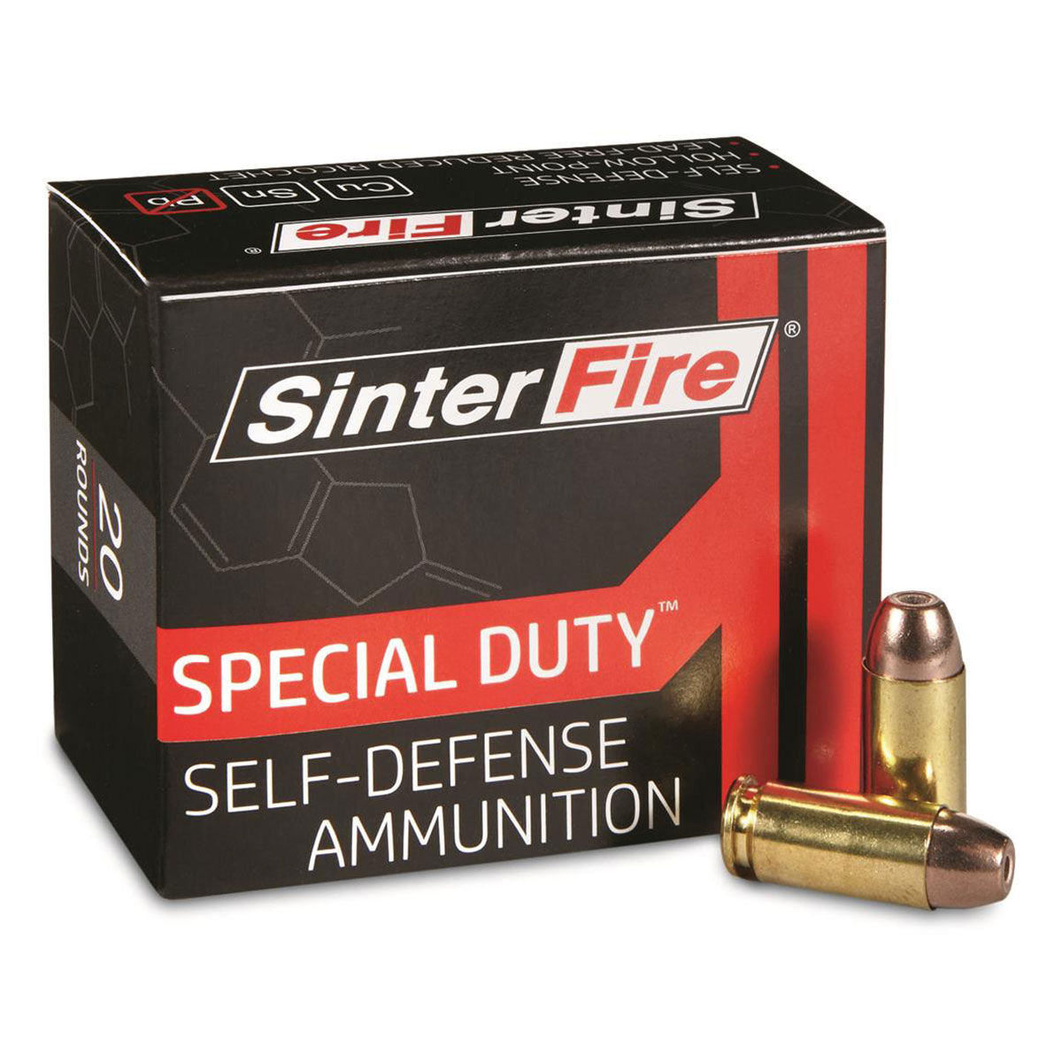 Sinterfire .40 S&W 125 Grain Hollow Point 20 Rounds