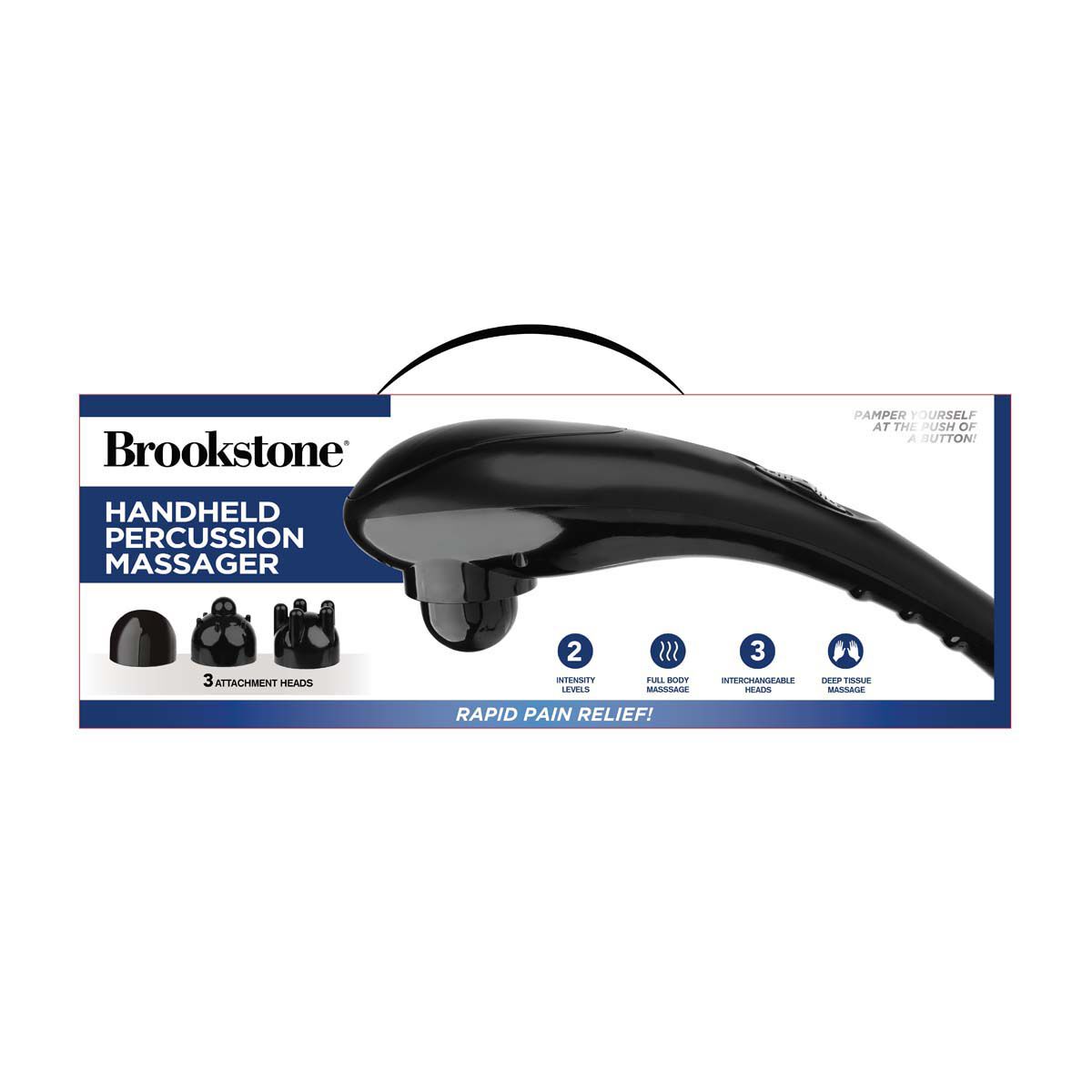 Brookstone Handheld Percussion Massager