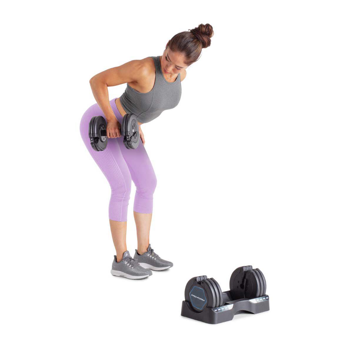 ProForm 50 Lb. Select-A-Weight Dumbbell Set