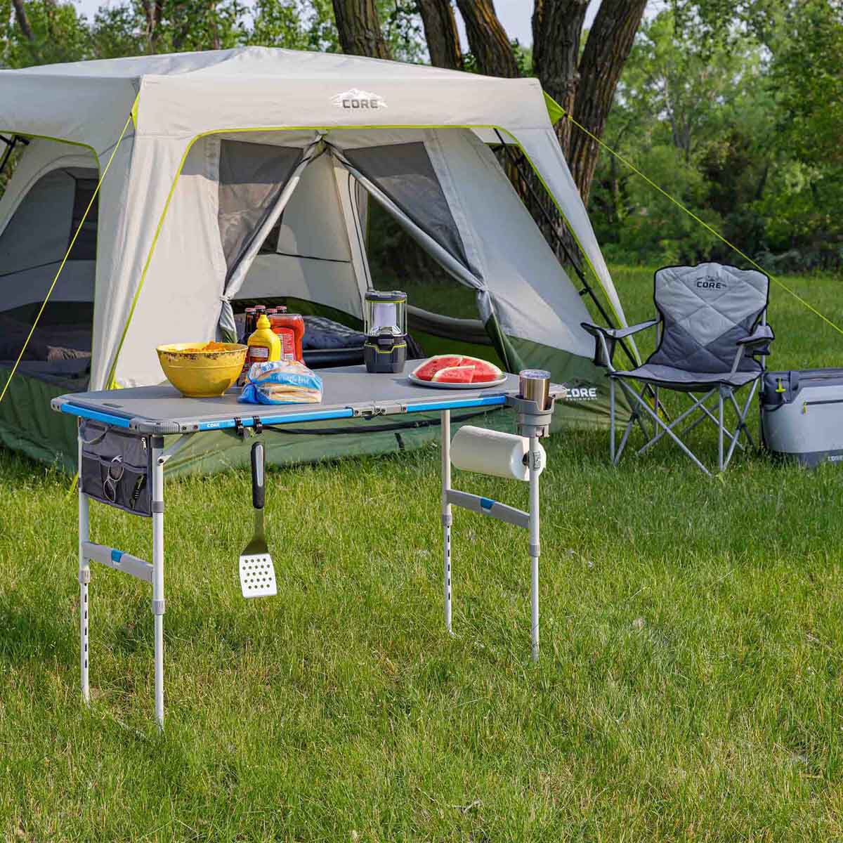 Core Equipment 4 Ft. Outdoor Table - With Flexrail
