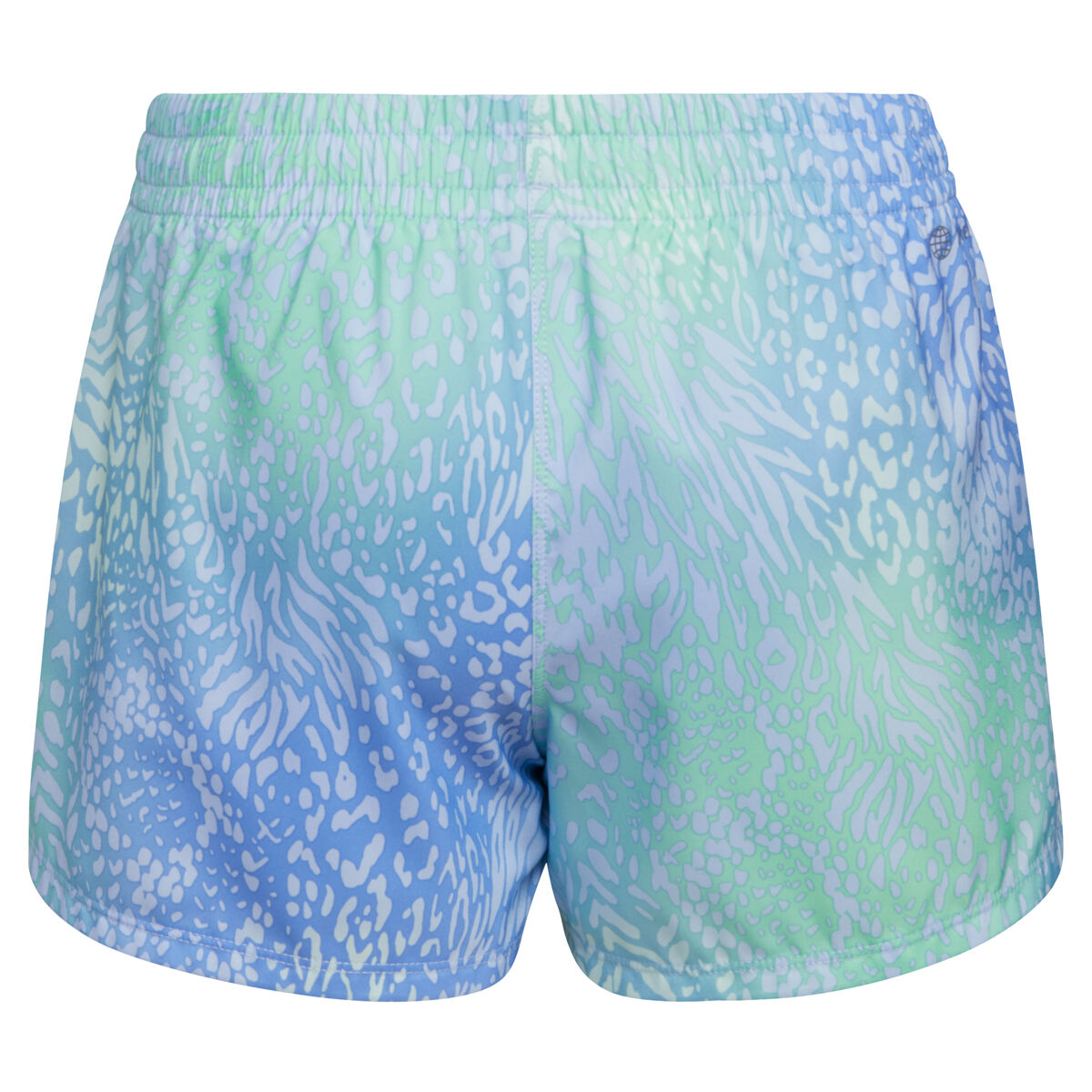 adidas Girls' AEROREADY® Elastic Waistband All Over Print Pacer Woven Shorts