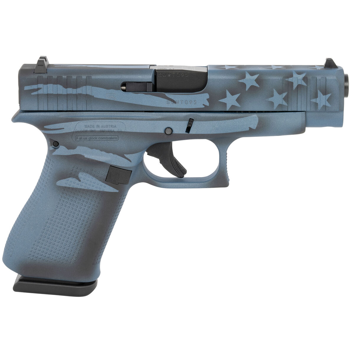 Glock G48 Compact 9mm Blue Flag FS