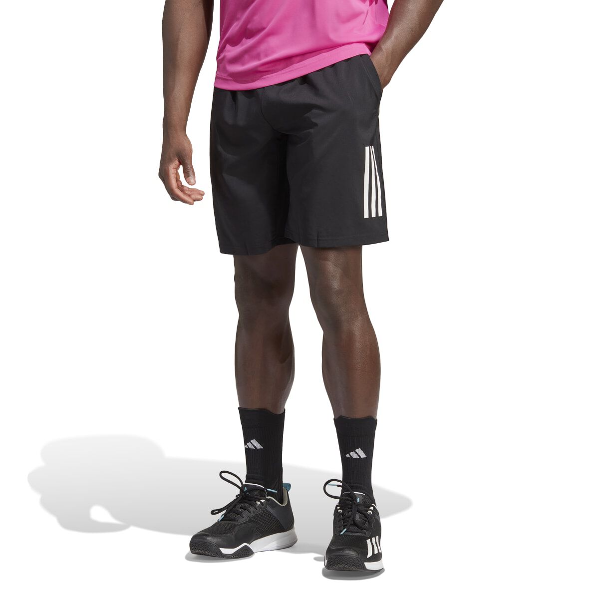 adidas Men's Club 3-Stripes Tennis Shorts
