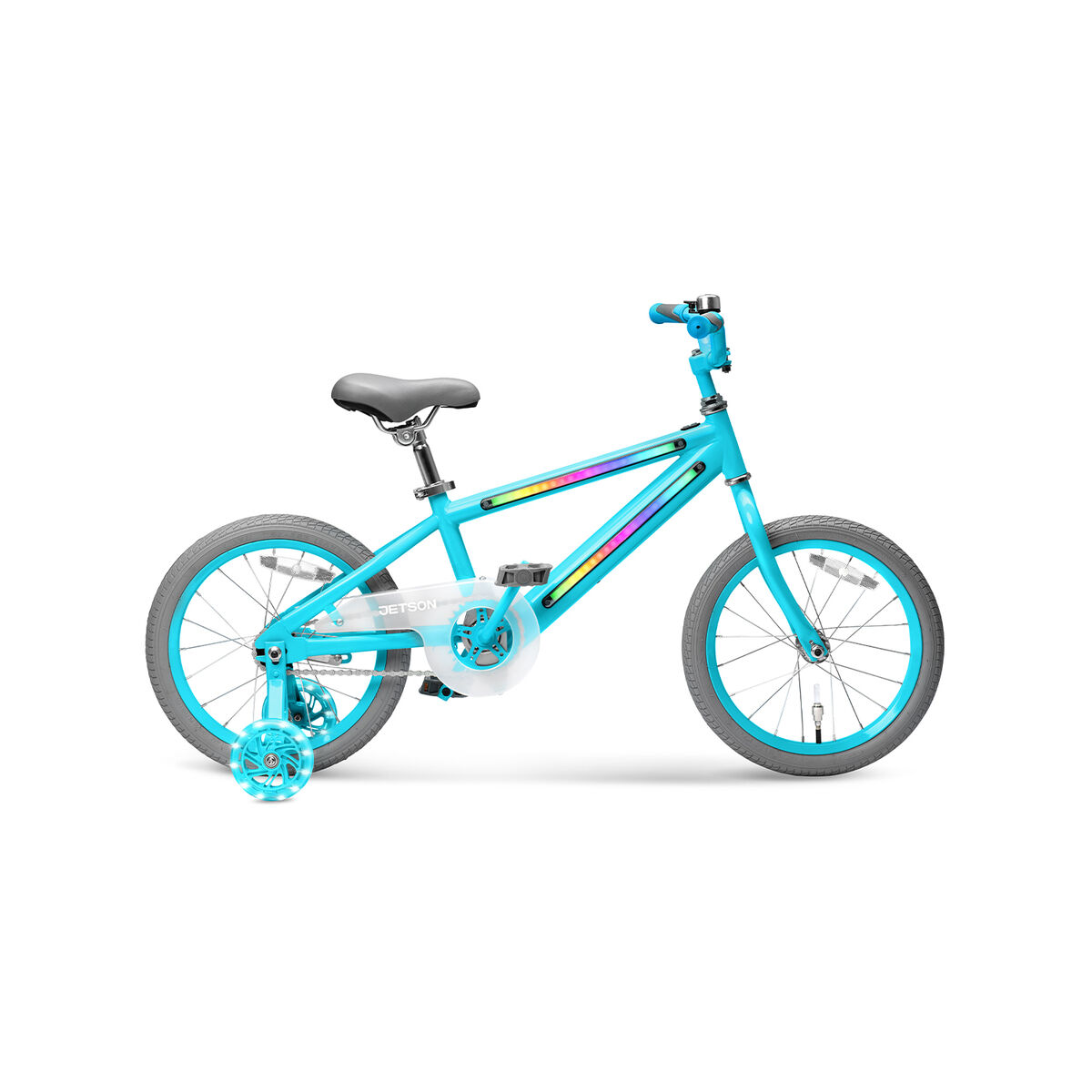 Jetson JLR M Light Up Bike 16in, Blue/Grey