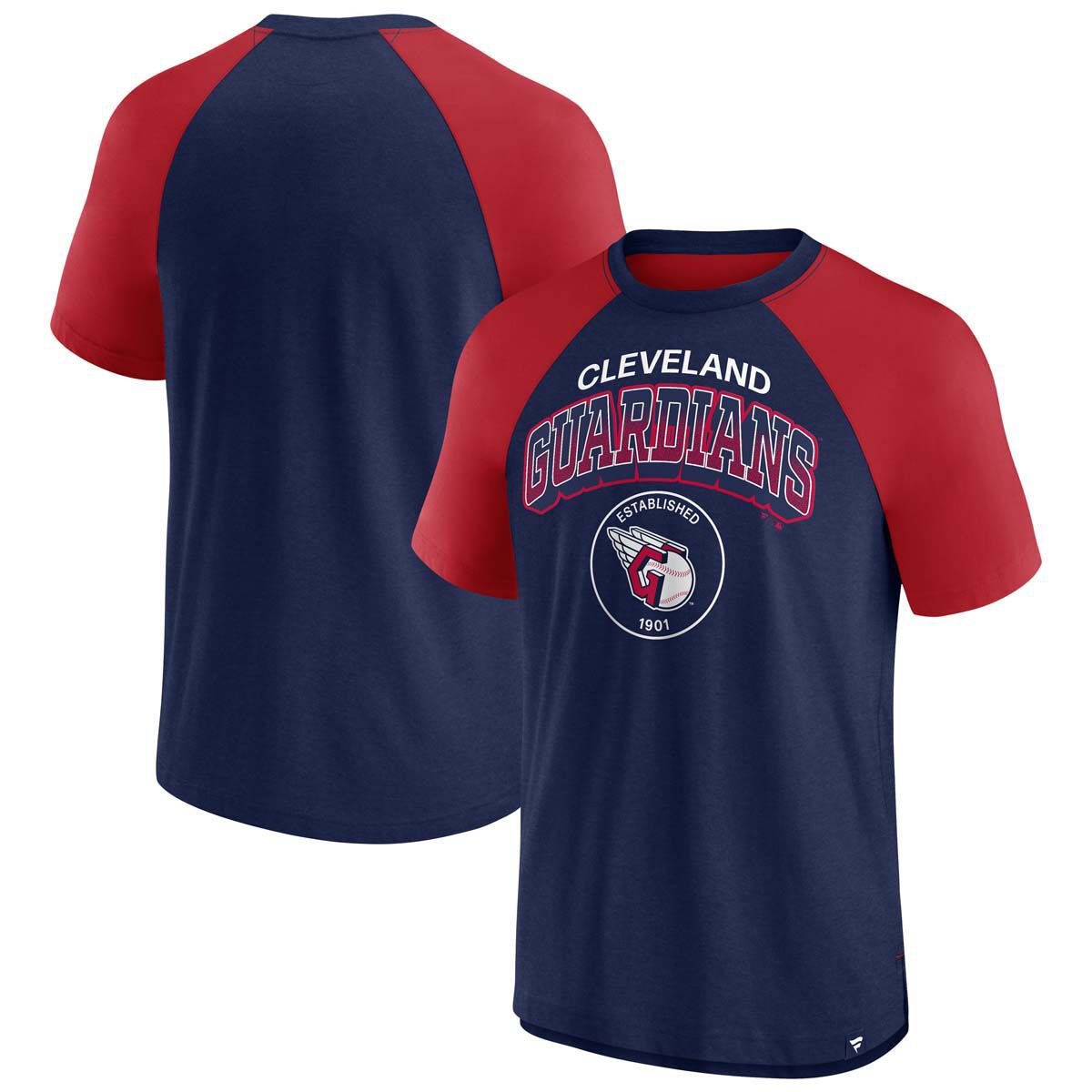 Fanatics Cleveland Guardians Raglan Walk Off Tee