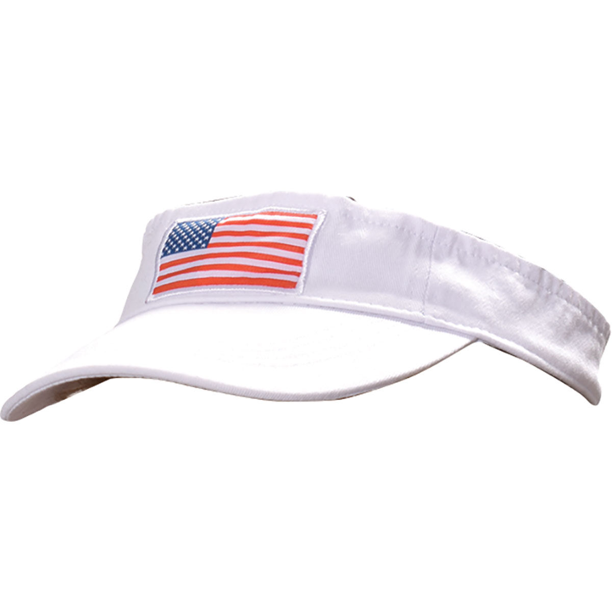 Lucky 7 Visor with Flag Patch