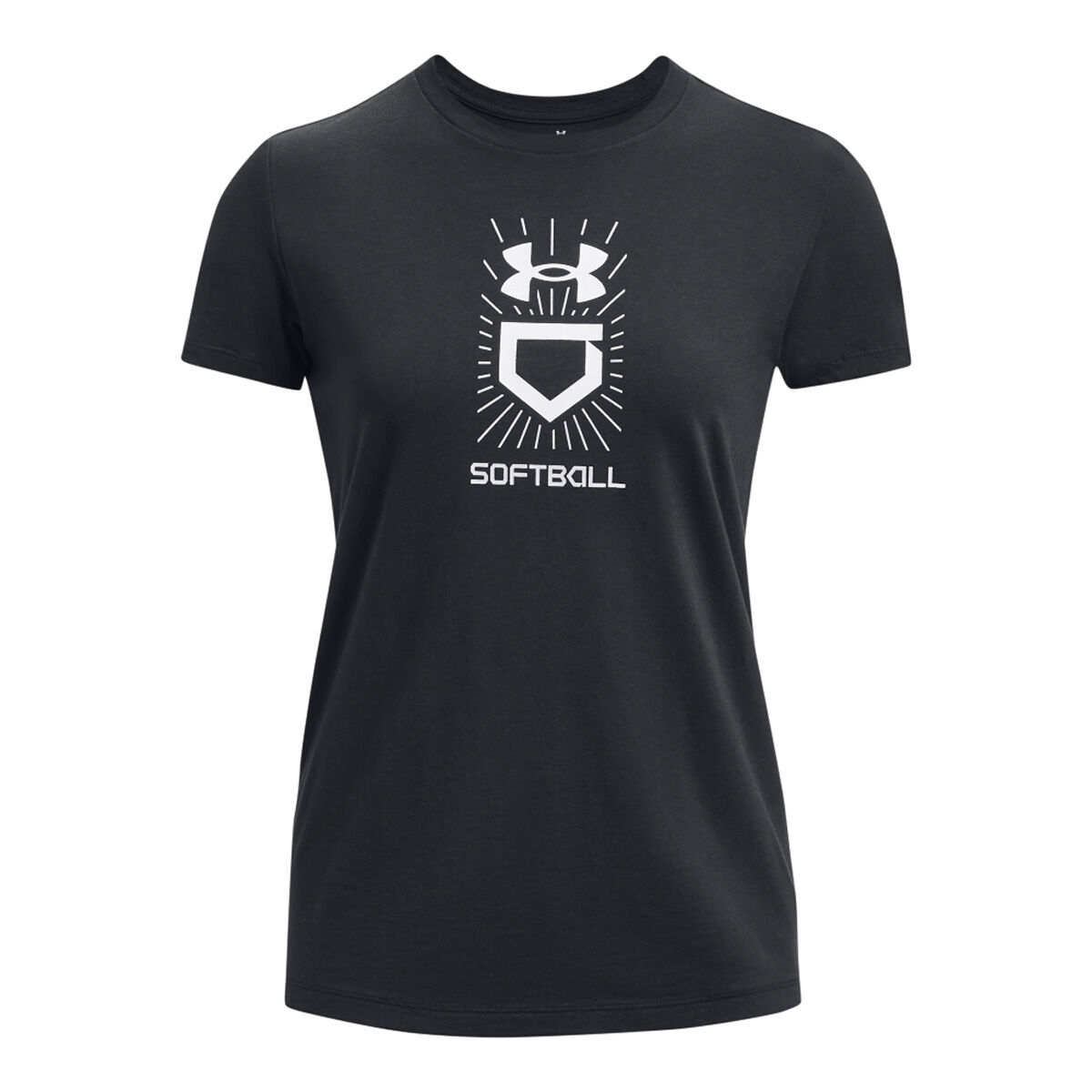 Under Armour Women's UA Softball Vertical Logo Short Sleeve