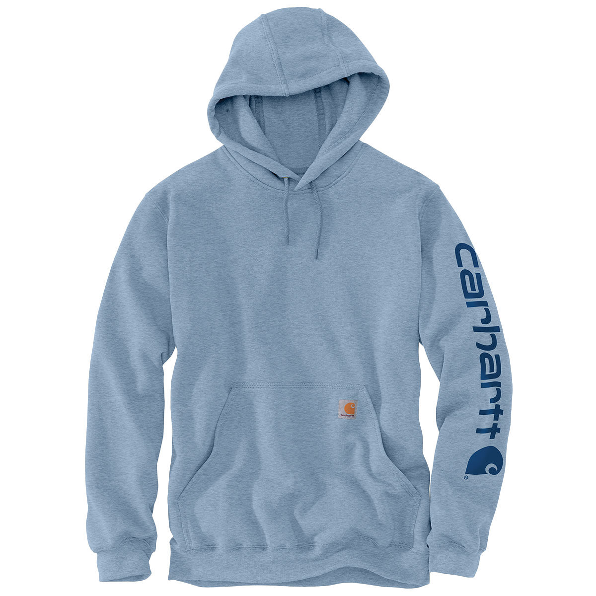 Carhartt Men's Mid Weight Signature Sleeve Logo Hood