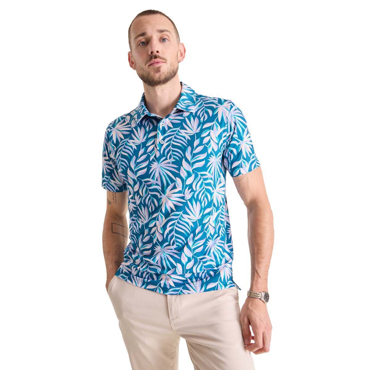Chubbies Men's Balmy Breeze (Performance Polo )