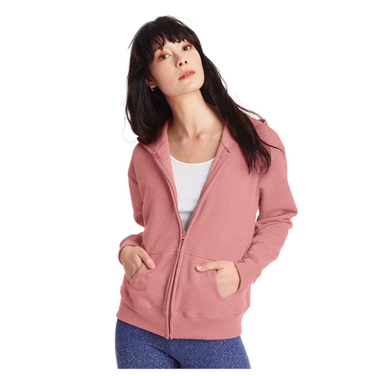 Hanes Ladies Full Zip Hoodie