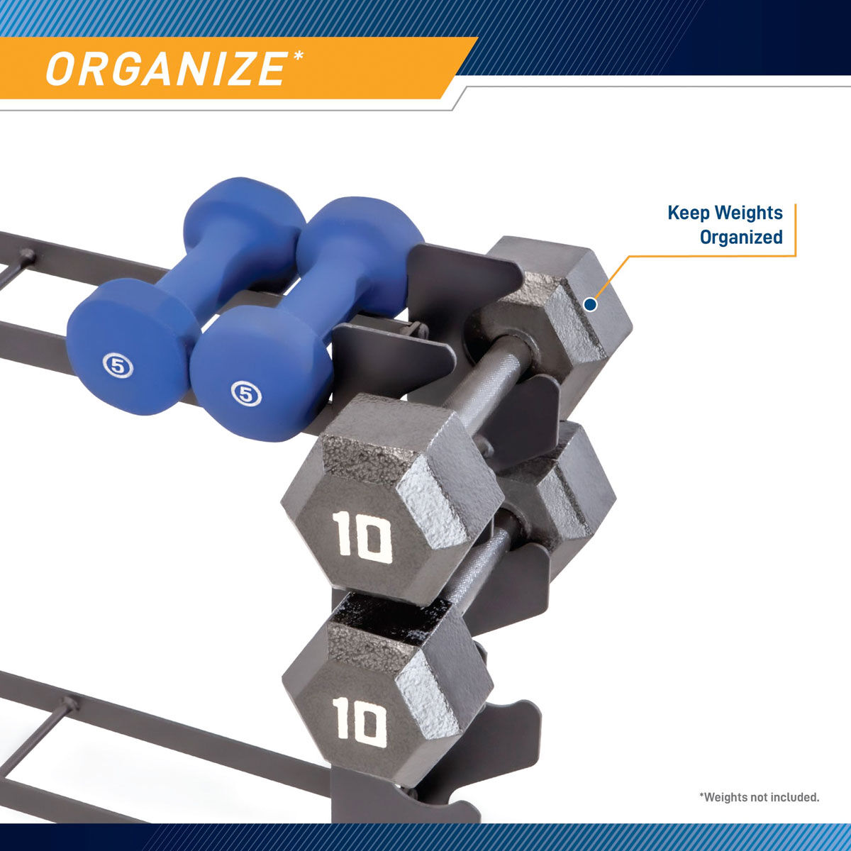 Marcy Compact Dumbbell Rack