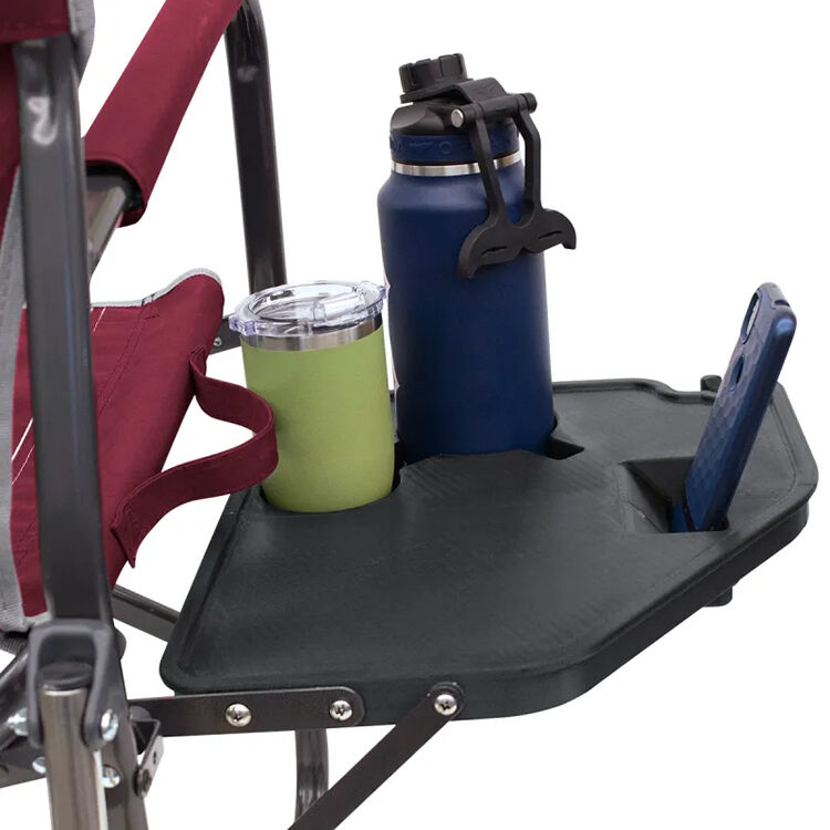 GCI Outdoor Freestyle Rocker XL Folding Chair with Side Table