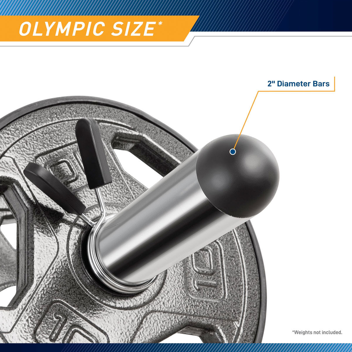 Marcy Olympic Curl Bar and Dumbbell Handle Set