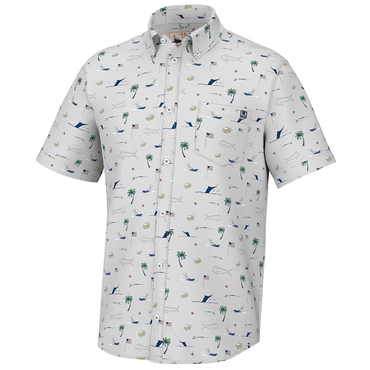 Huk Men's Kona Woven Shirt