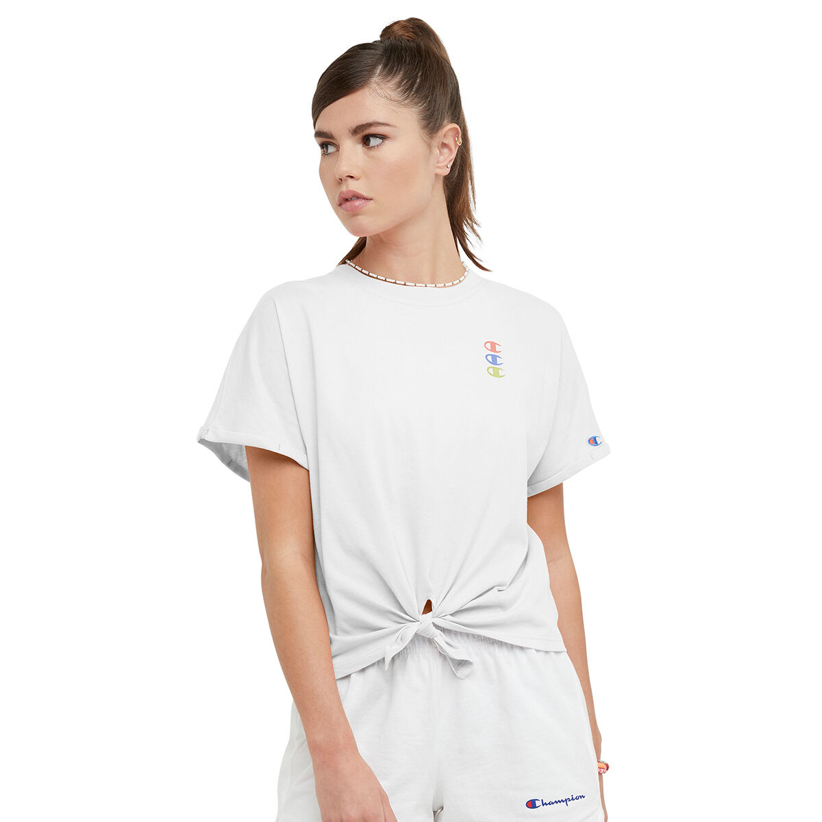Champion Women's Tie Front Tee