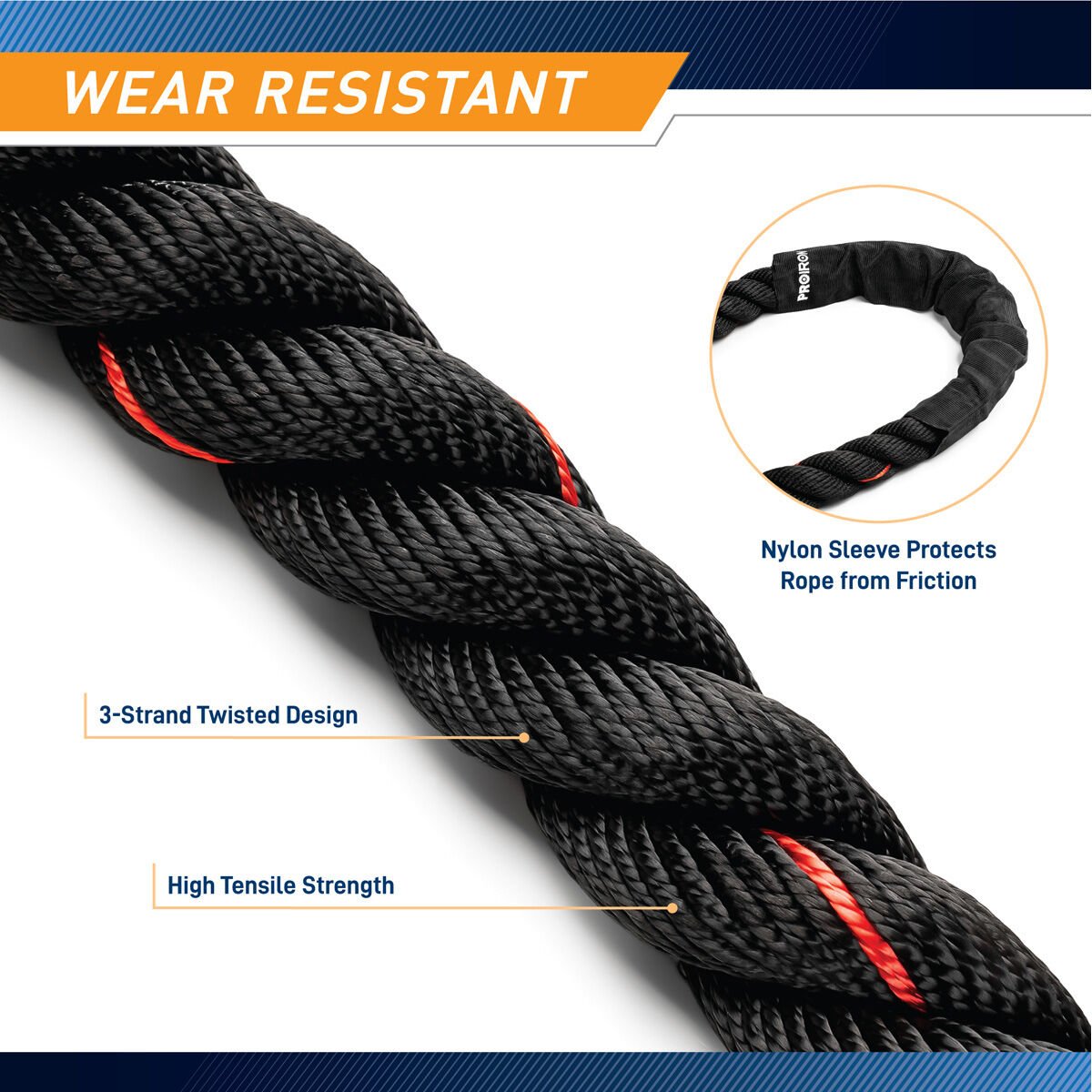 Proiron Battle Rope 12m (40ft)