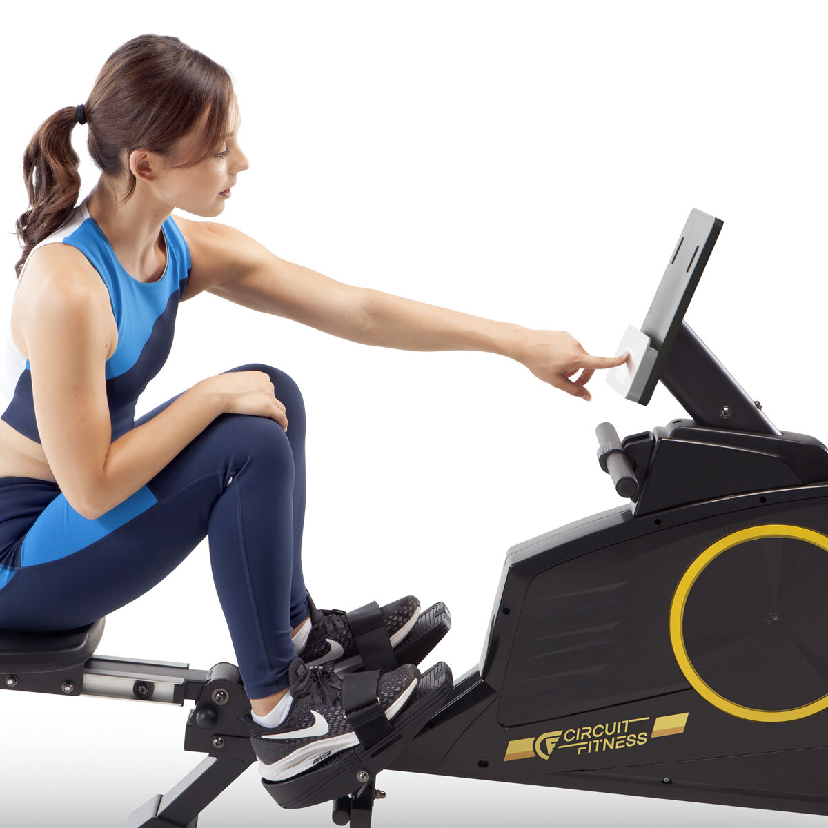 Circuit Fitness Deluxe Foldable Magnetic Rowing Machine