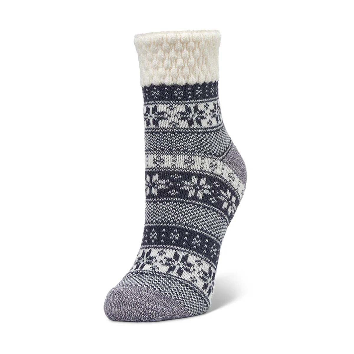 Fireside Women's Cozy Socks Snowflake Blue