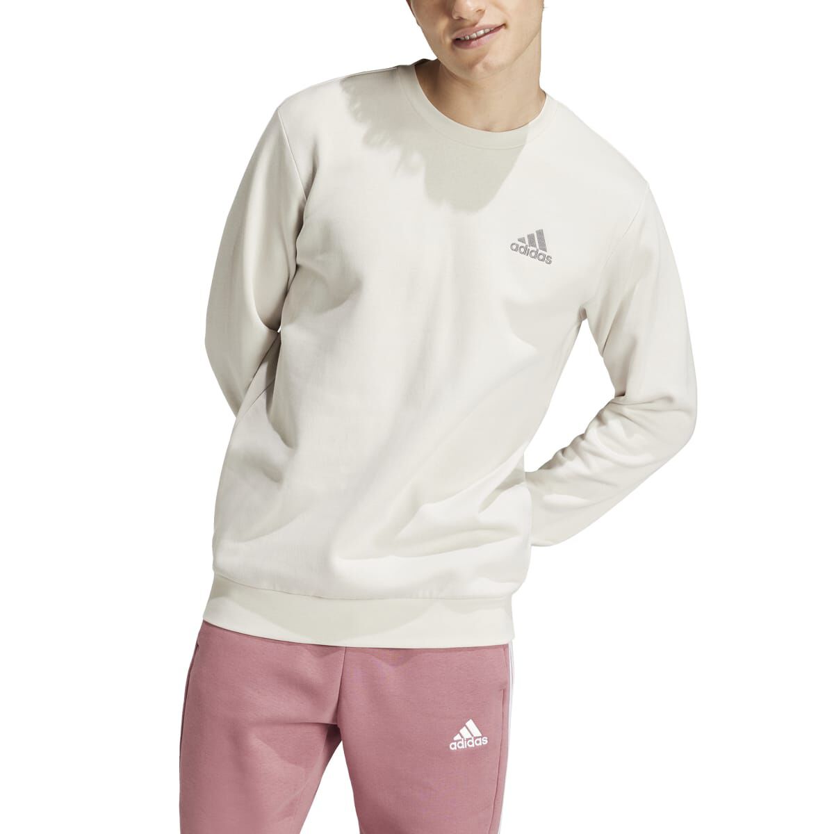 adidas Men's Long Sleeve Feel Cozy Crew