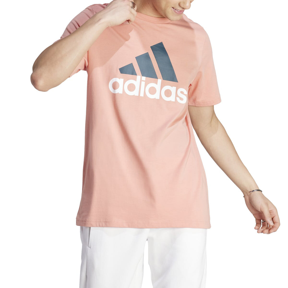 adidas Men's Short Sleeve Big Logo Tee