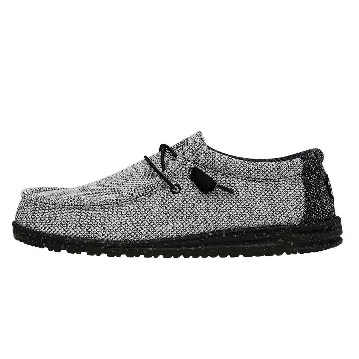HeyDude Men's Wally Stretch Poly Dark Web Shoes