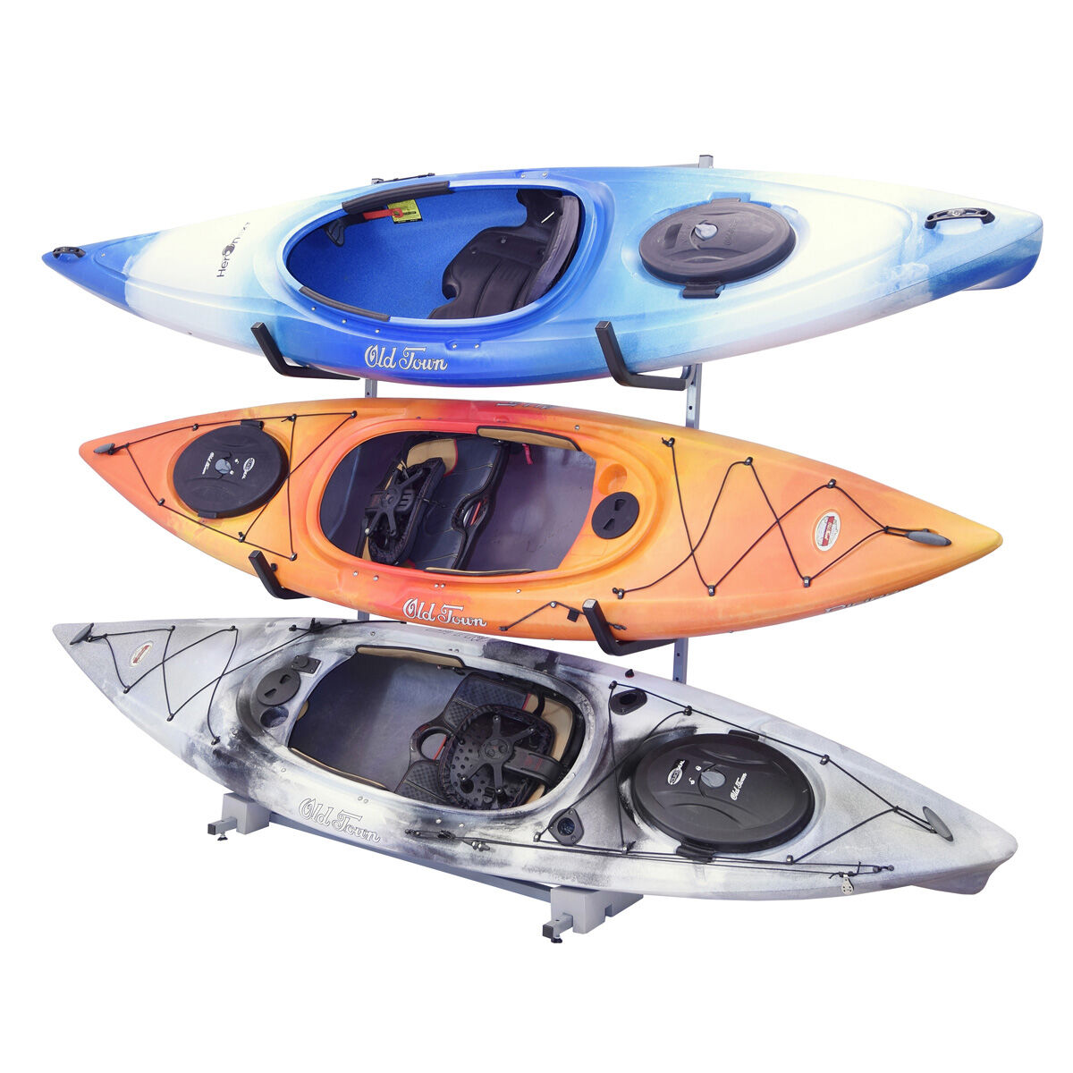 Malone FS Rack Floor Based Storage System 3 Kayak Storage Rack