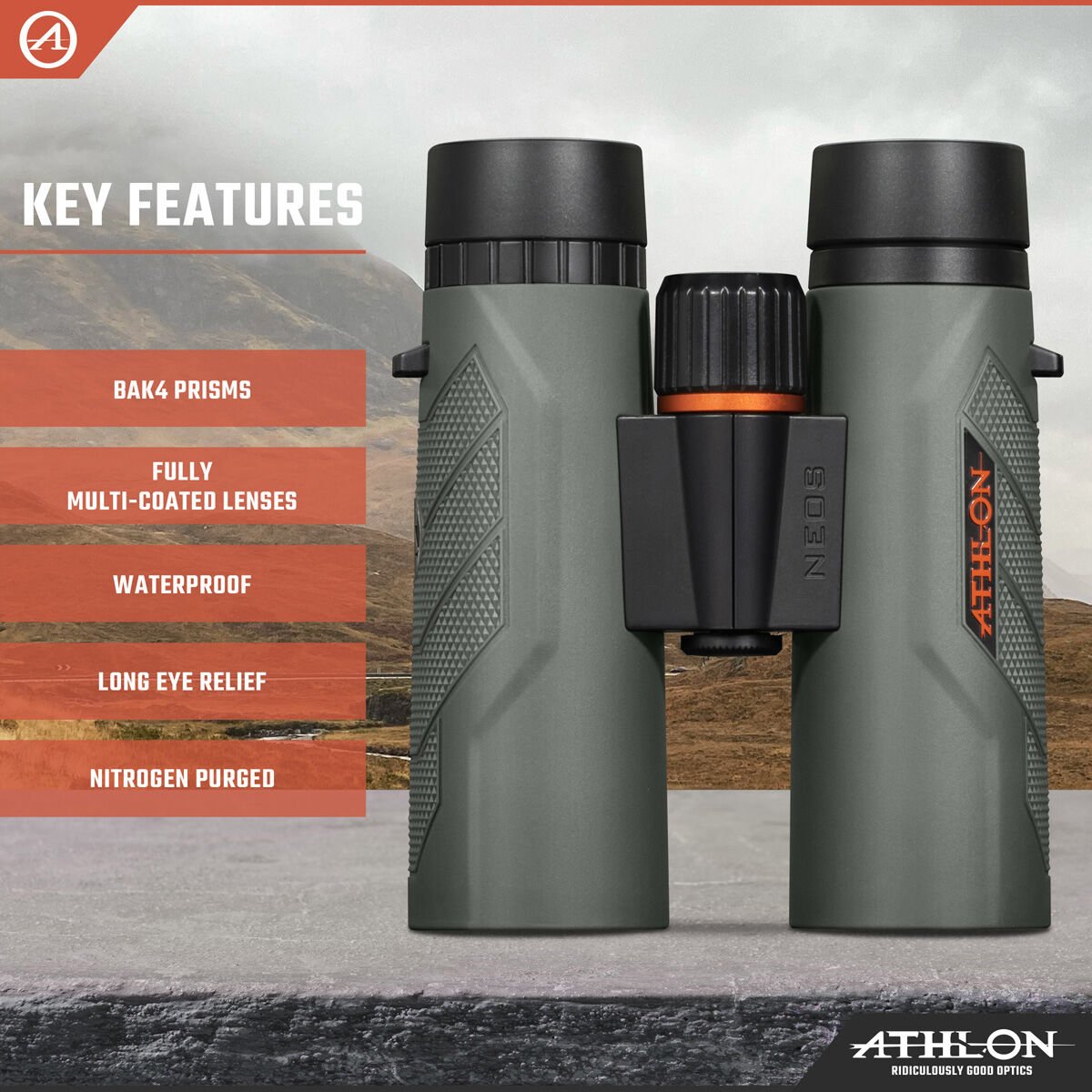 Athlon Optics Neos G2 HD 8x42