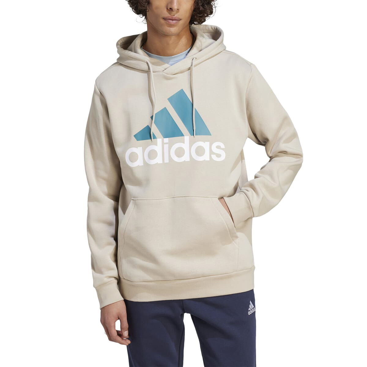 adidas Men's Big Logo Flc Hood