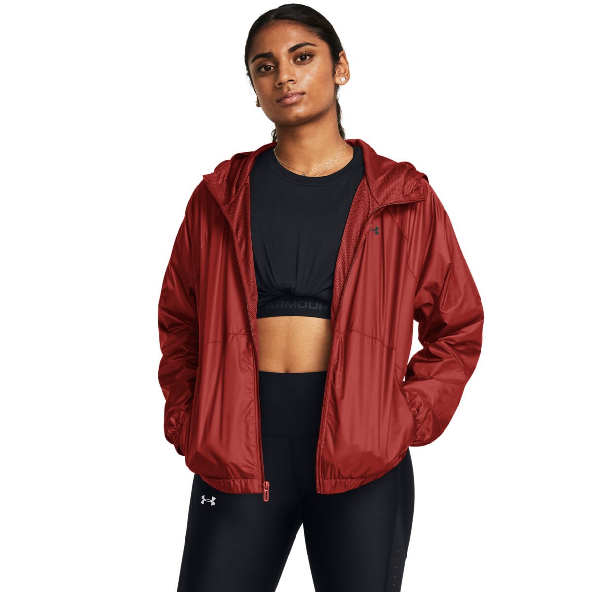 Under Armour Women's Rival Sport Windbreaker Full Zip