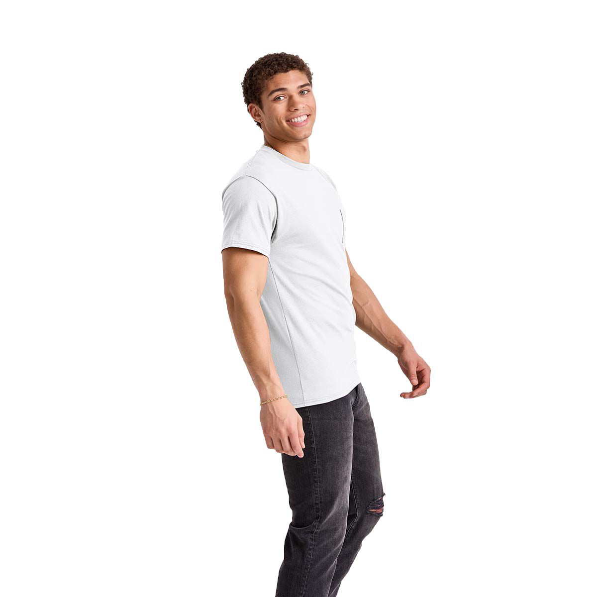 Hanes Men's Essential Cotton Pocket Tee