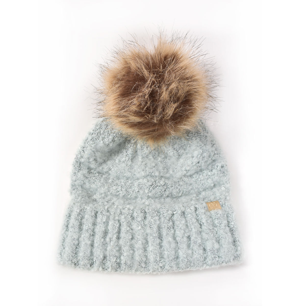 David & Young Women's Marled Pom Beanie