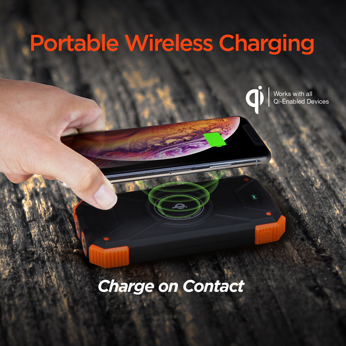 Hypergear 10000mAh Wireless Solar Power Bank