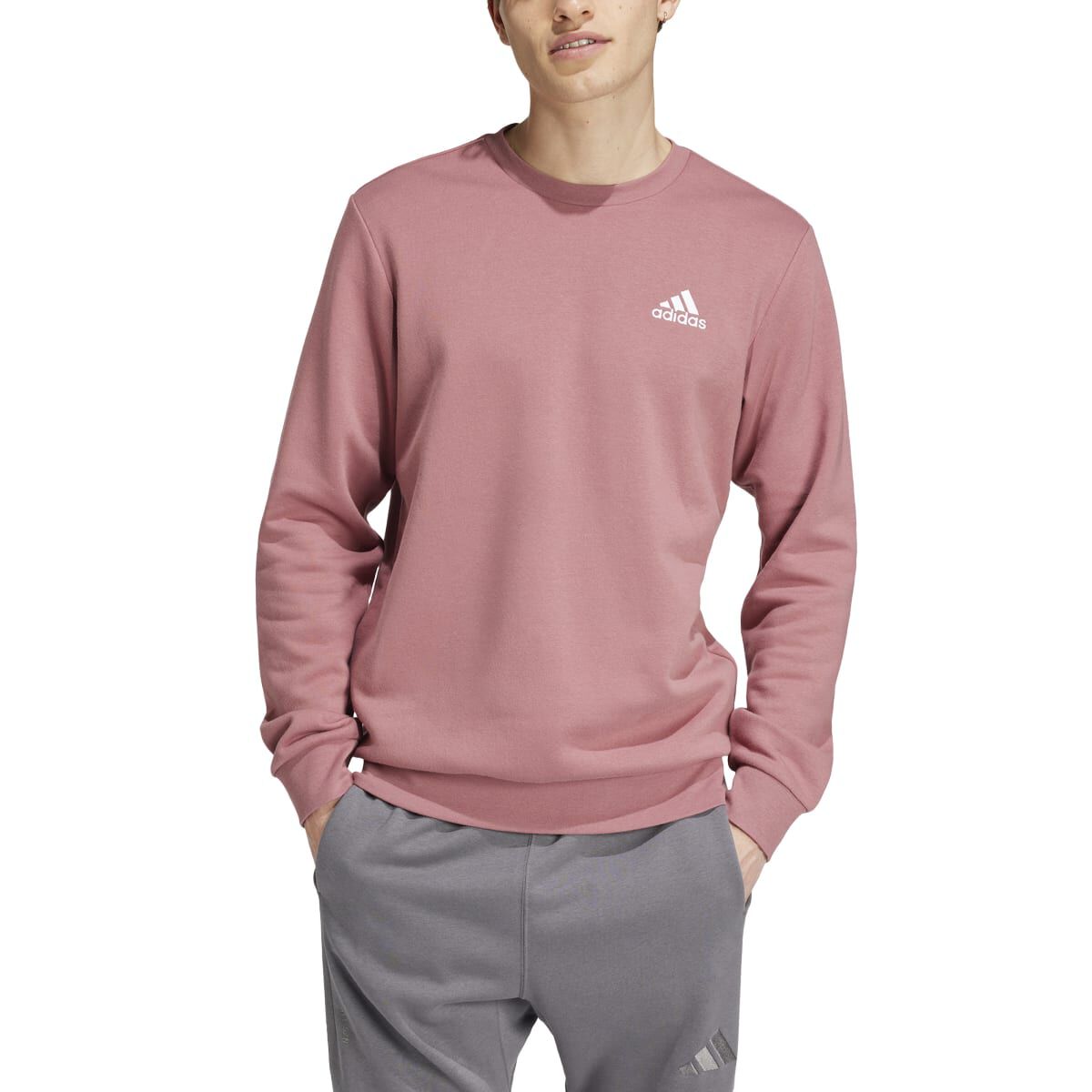 adidas Men's Long Sleeve Feel Cozy Crew