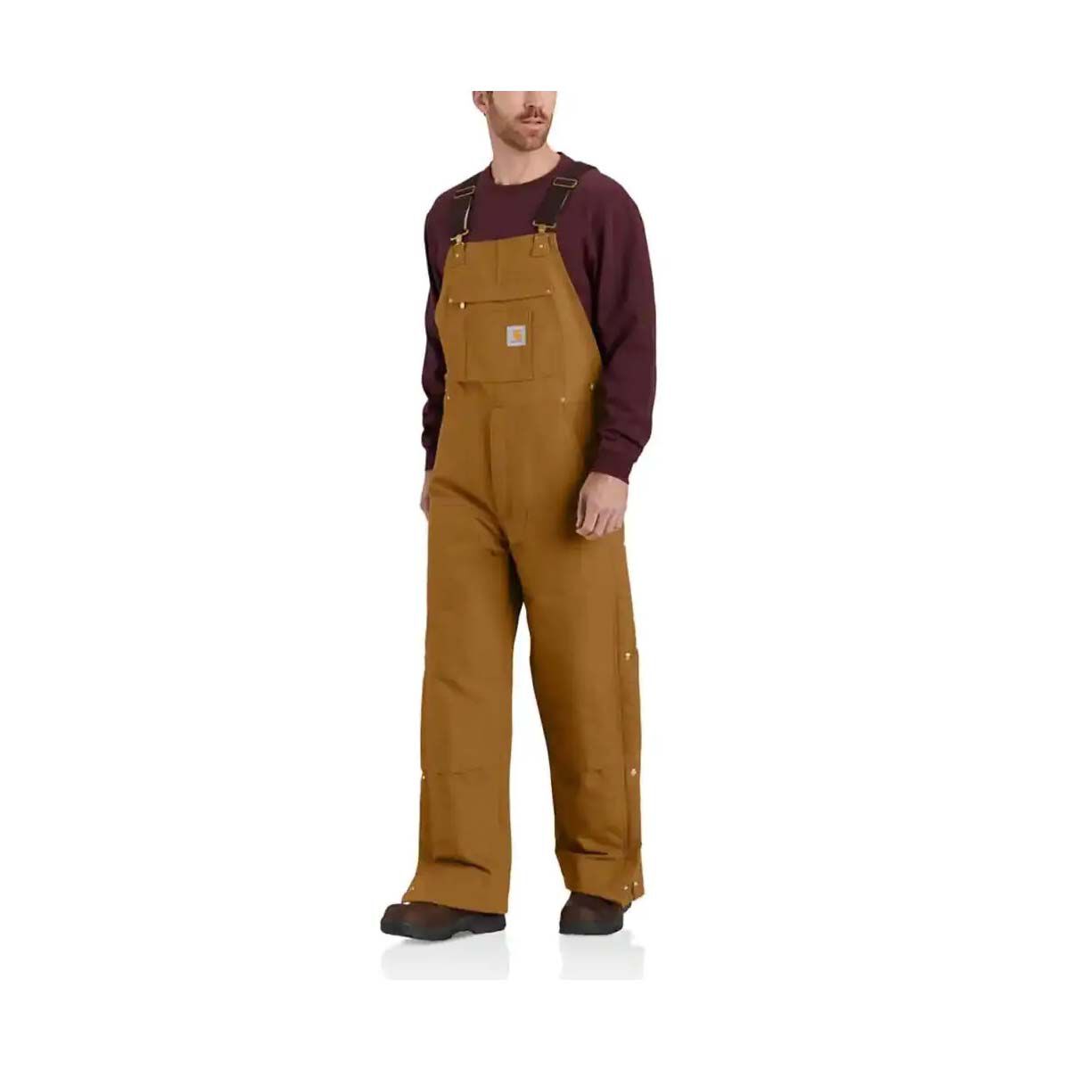 Carhartt Loose Fit Firm Duck Insulated Bib Overall