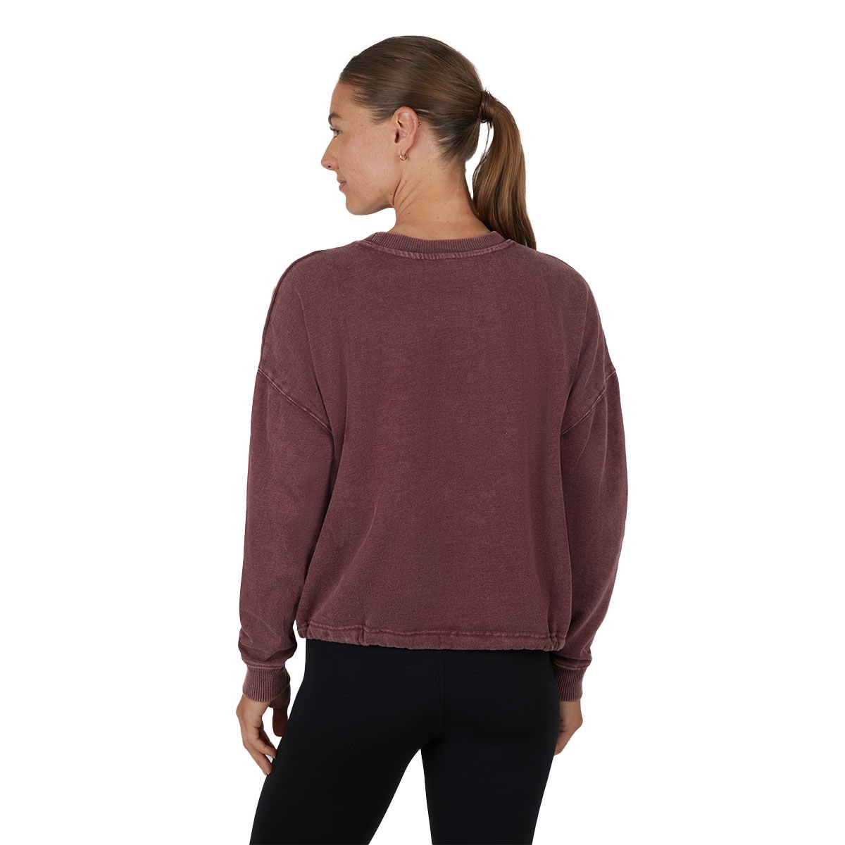 90 Degree Lux Stone Washed Crew w/ Drawstring Waist
