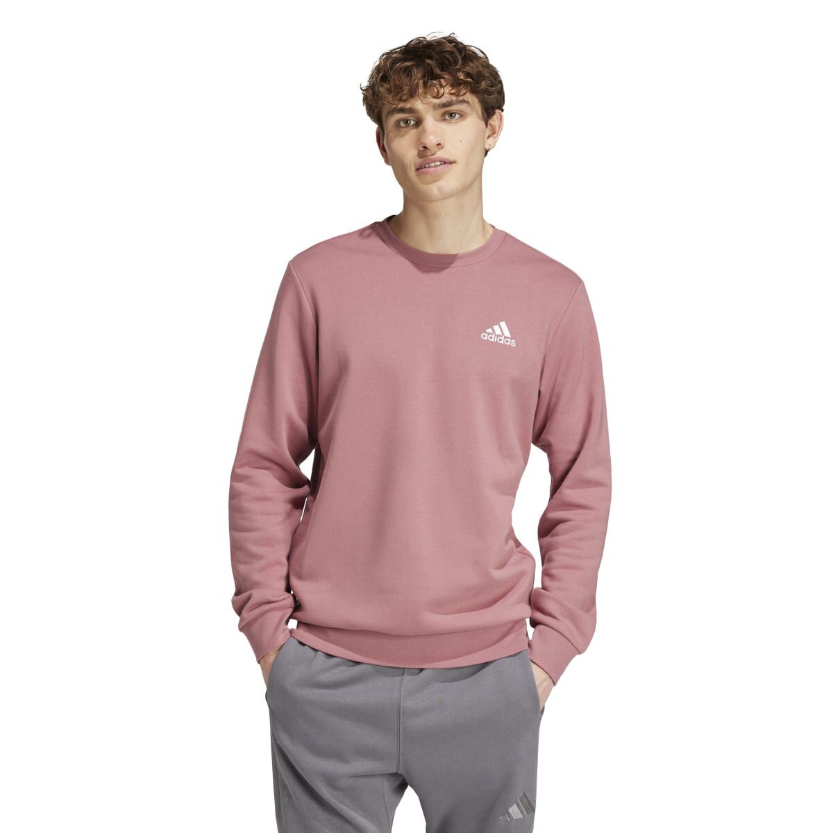 adidas Men's Long Sleeve Feel Cozy Crew