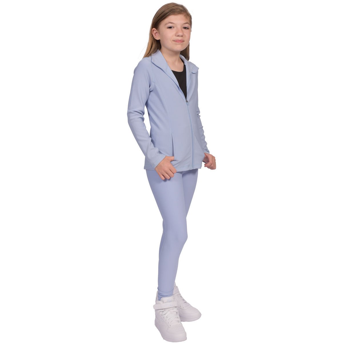 90 Degree Girl's Full Zip Yoga Jacket