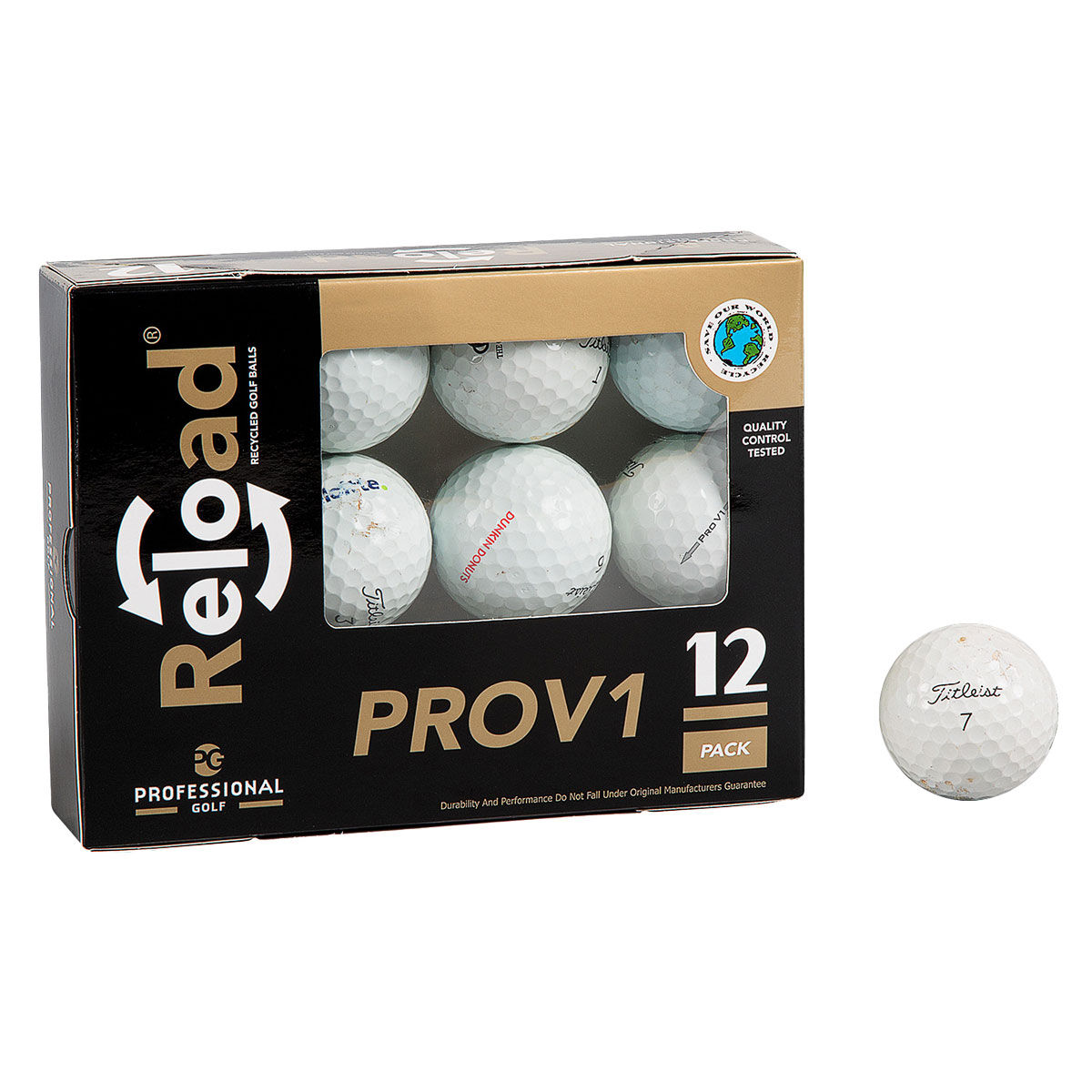 Reload Pro V Recycled Golf Balls