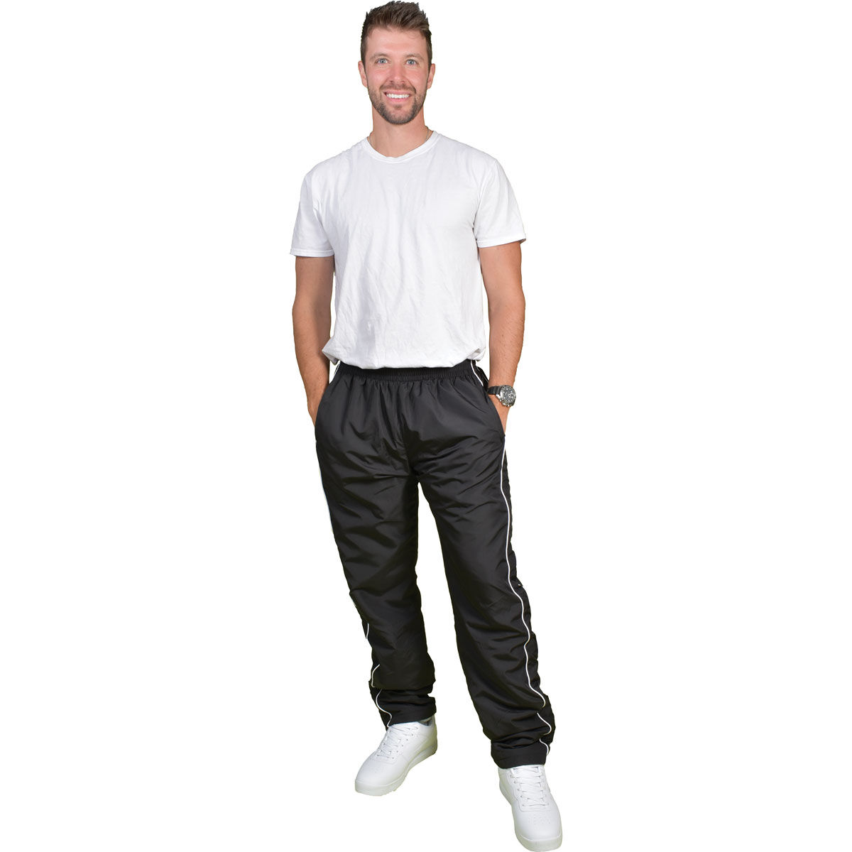 Nothin But Net Men's Fleece Lined Woven Pants